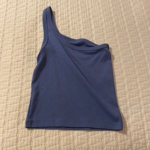 One shouldered Aerie top.